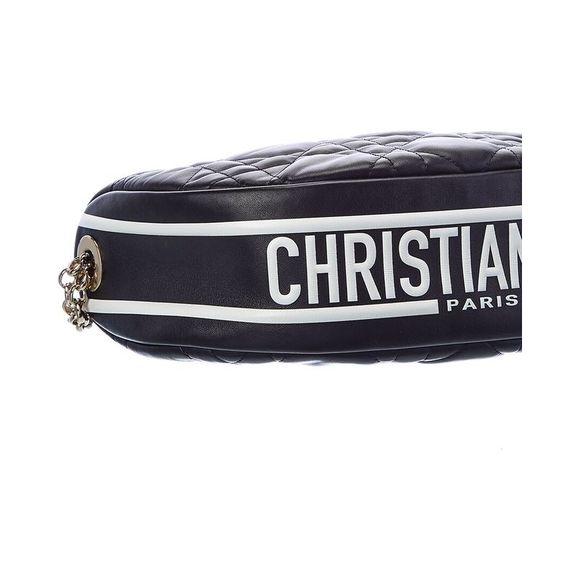 Dior Quilted Leather Shoulder Bag, Black - Picture 4 of 5